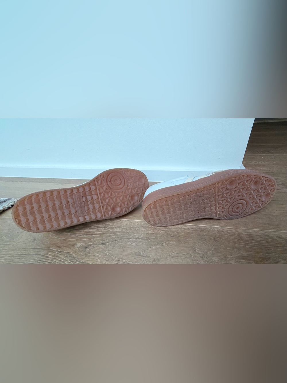 adidas Sambae Sneakers in White and Butter Yellow - Picture 3 of 8